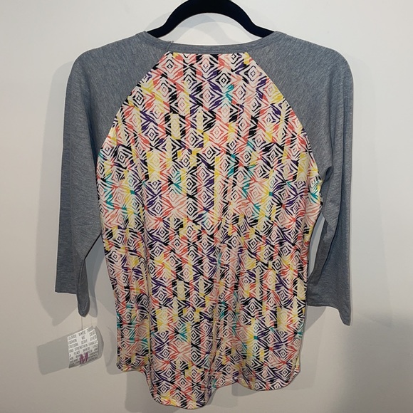 Lularoe Randy baseball t top size Medium - Picture 2 of 4